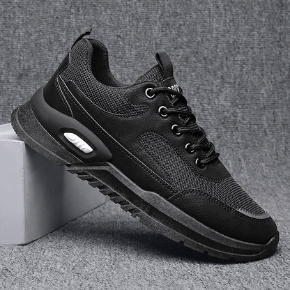 xiangtuibao New Fashion Sneakers Men Spring Autumen Male Footwear Thick Sole Mens Casual Shoes Breathable Mesh Sneakers Black Grey A4752