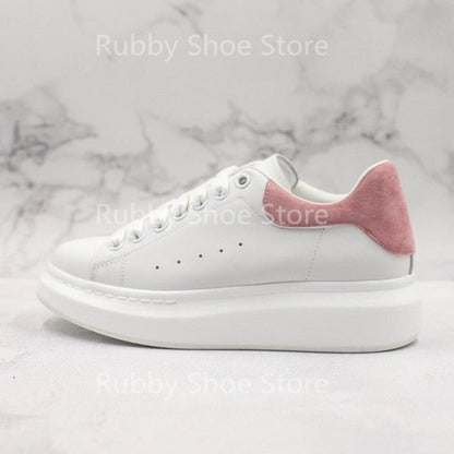 White Shoes Sneakers Designer Brand Luxury Women Platform Mcqueen Couple Shoes  for Men Chaussure Femme Zapatos De Mujer RB5