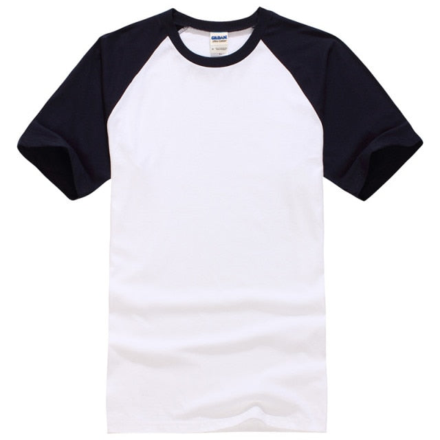 xiangtuibao Men T Cotton T-Shirt short Sleeve print no hooded Casual tees Men broadcloth tops fashion regular solid o-neck unisex women