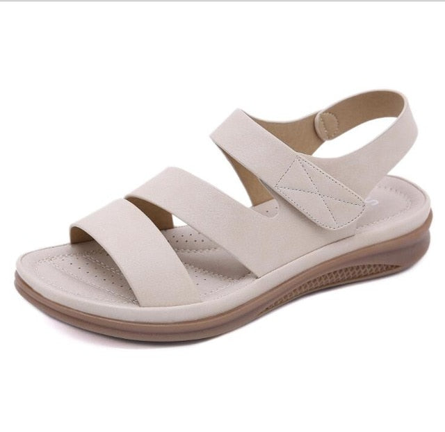 xiangtuibao Summer shoes women retro women's beach sandals round head slope comfortable lightweight sandals women's casual shoes hy710