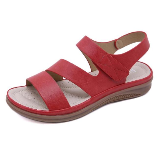 xiangtuibao Summer shoes women retro women's beach sandals round head slope comfortable lightweight sandals women's casual shoes hy710