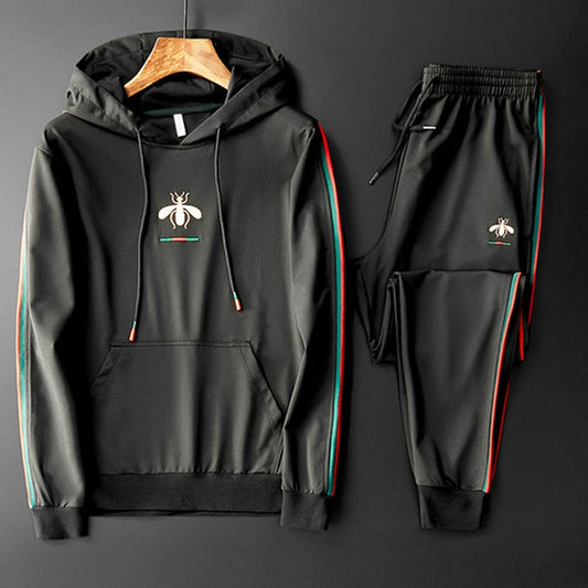 Autumn Winter Casual Men Sets Clothing Tracksuit Sportsuit Men's Hoodies Sportswear Hooded Sweatshirt Pant Pullover Two Piece