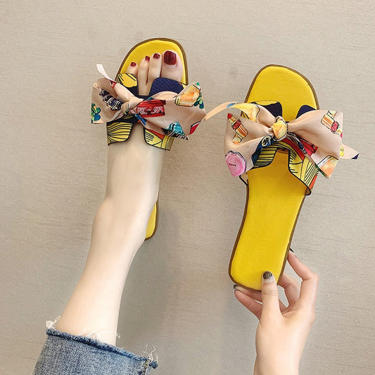 xiangtuibao   New PU Leather Slippers Women Shoes Fashion Brand Flat Sandals Casual Summer Flip Flops H-shaped Slides Ladies 34-43
