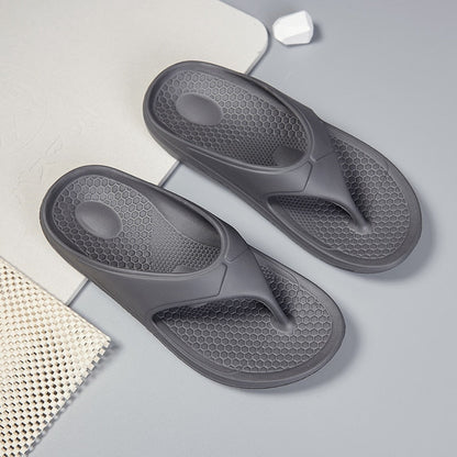 Luxury Men's Summer Flip-flops Designer Sports Flip Flops for Man Solid EVA Slippers Men Flat Slides Casual Beach Shoes