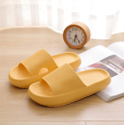 Thick Platform Bathroom Home Slippers Women Fashion Soft Sole EVA Indoor Slides Woman Sandals  Summer Non-slip Flip Flops