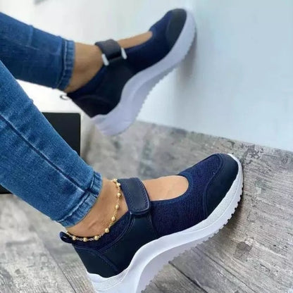 Women Sneakers Platform Sandals Solid Mesh Cut Out Women's Shoes Casual  New Fashion Plus Size Thick Bottom Ladies Sneakers