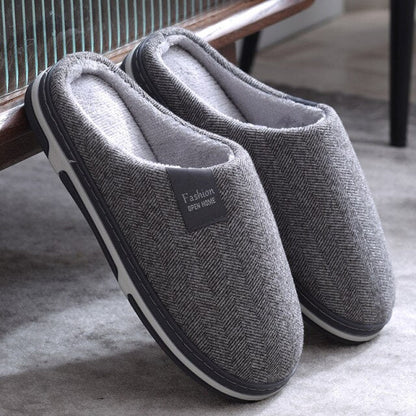 xiangtuibao   New Autumn And Winter Male And Female  Cotton Slippers Home Indoor Male Cotton Slippers Warm And Comfortable Slippers Women