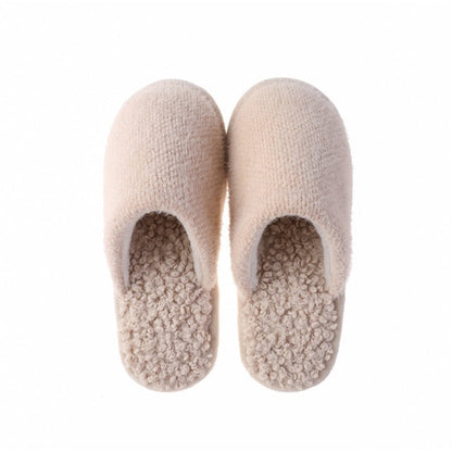 Plush Slippers Women Winter Thick-soled Comfortable Warm Slippers Indoor Non-slip Household Couple Cotton Shoes Men