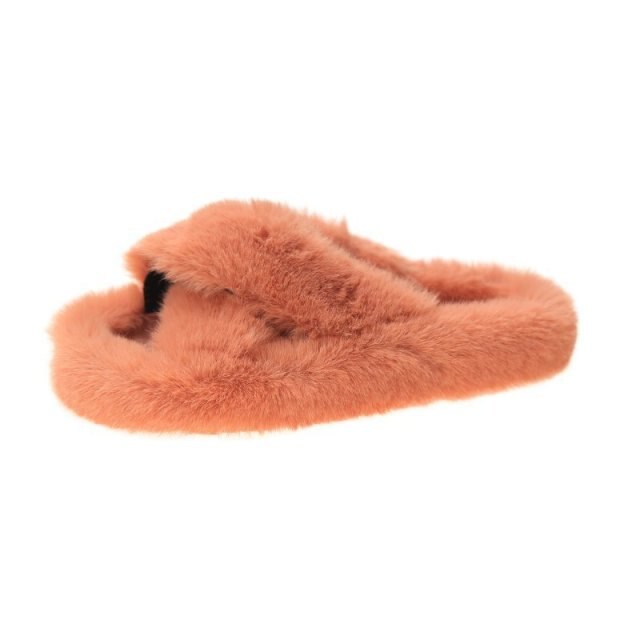 Women shoes Woman Slippers New Winter Fashion Shoes For Women Platform Slippers Faux Fur Warm Shoes Female Slides Variety colors