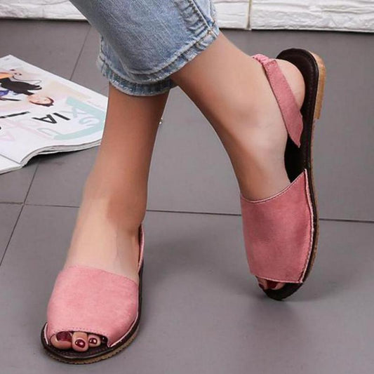 New Women Sandals Plus Size 34-43 Flat Shoes Woman Ankle Strap Summer For Beach Chaussures Femme Casual White Gladiator