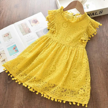 Bear Leader Girl Dresses Summer New Girls Dress Flowers Print Dress Casual Girls Flying Sleeve Dress Baby Kids Clothing Vestidos LJ200923