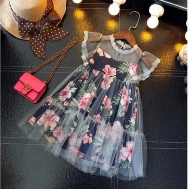 Newset children Dresses Birthday Dress Female Baby Summer Clothes Kids Girl Clothes