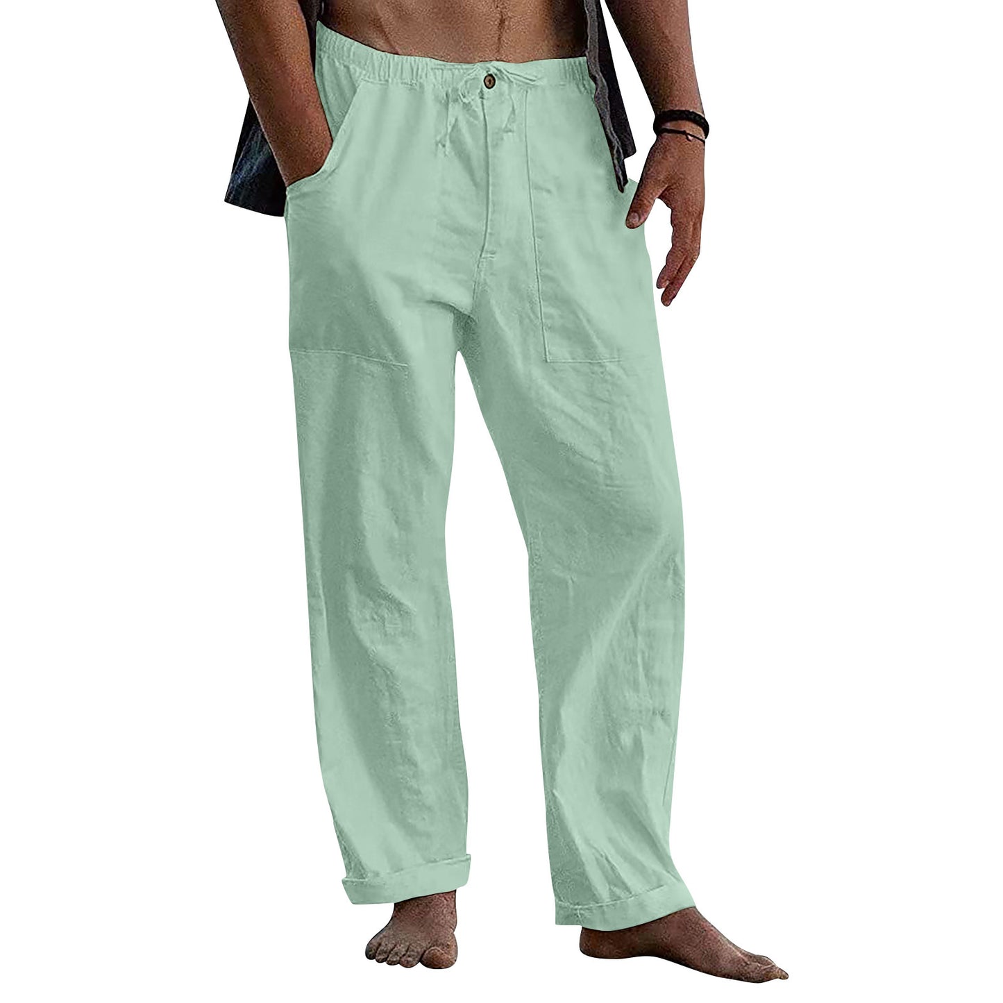 xiangtuibao - Men's Outdoor Cotton Linen Casual Pants