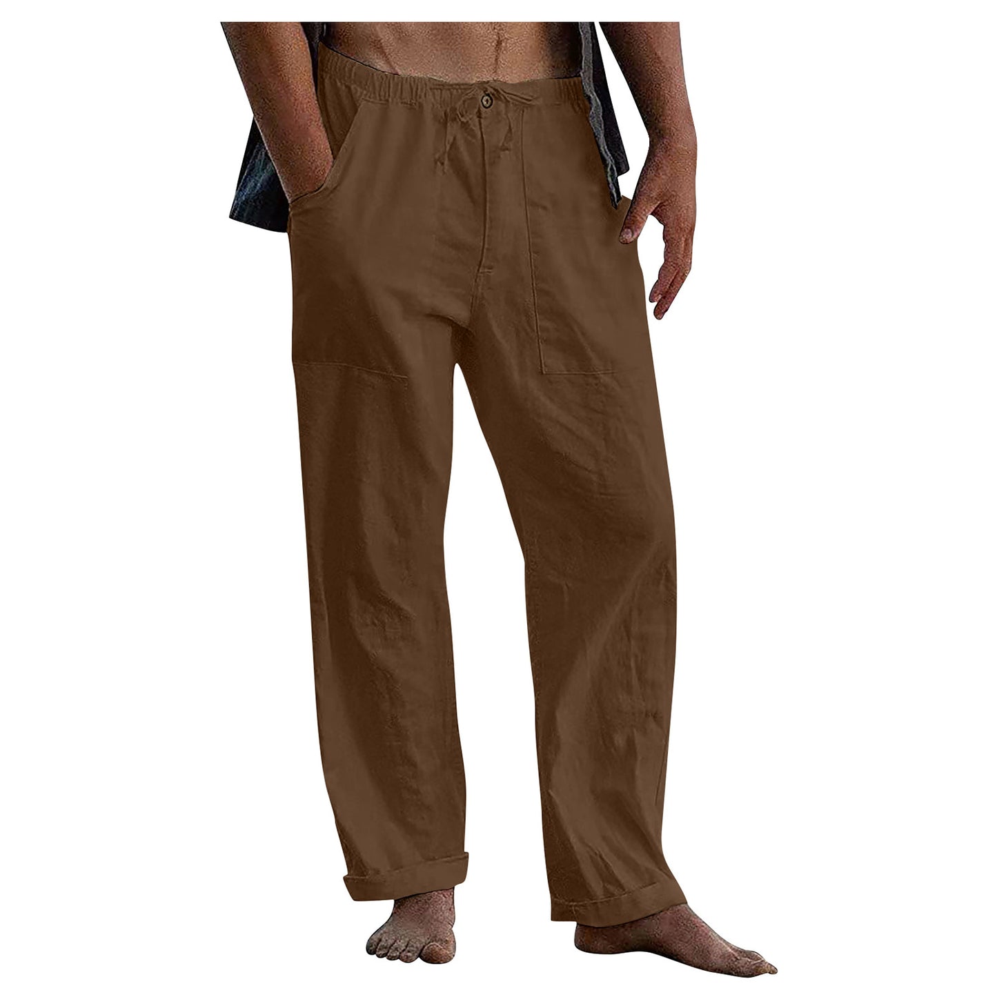 xiangtuibao - Men's Outdoor Cotton Linen Casual Pants