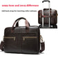 Westal handbag leather men laptop bag document bag A4 business briefcase male for lawyer