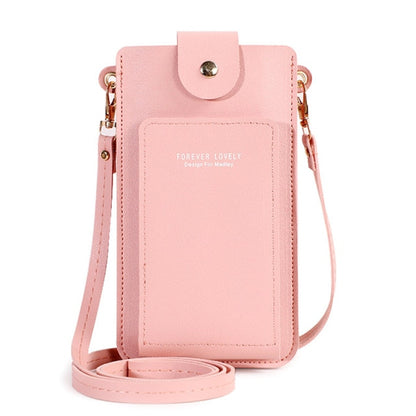 Women&#39;s Small Crossbody Shoulder Bags PU Leather Female Cell Phone Pocket Bag Ladies Purse Card Clutches Wallet Messenger Bags