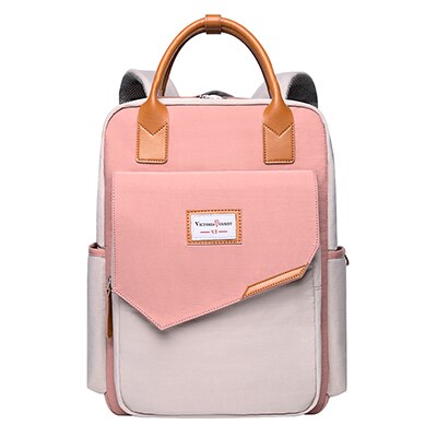 Victoriatourist Backpack women fashion backpack Multi-layer space versatile for travel leisure work school 15.6” laptop suitable