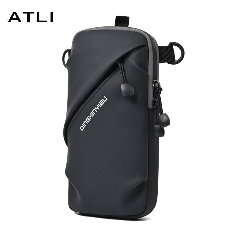 Casual Male Arm Bag New Polyester Waterproof Shoulder Bags for Men Outdoor Running Cell Crossbody Phone Pack Sac De Luxe