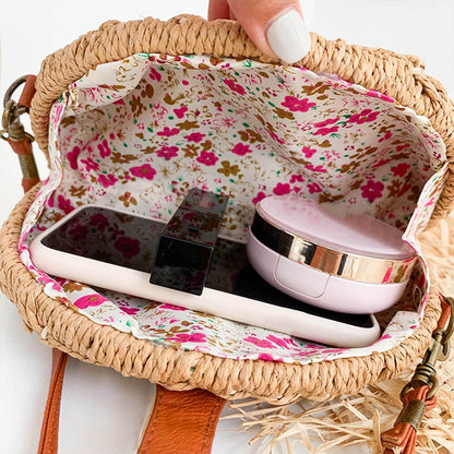 Women Straw Woven Semicircle Bags Handmade Rattan Dumpling Shoulder Bag Female Summer Beach Small Crosbody Vacation Purses