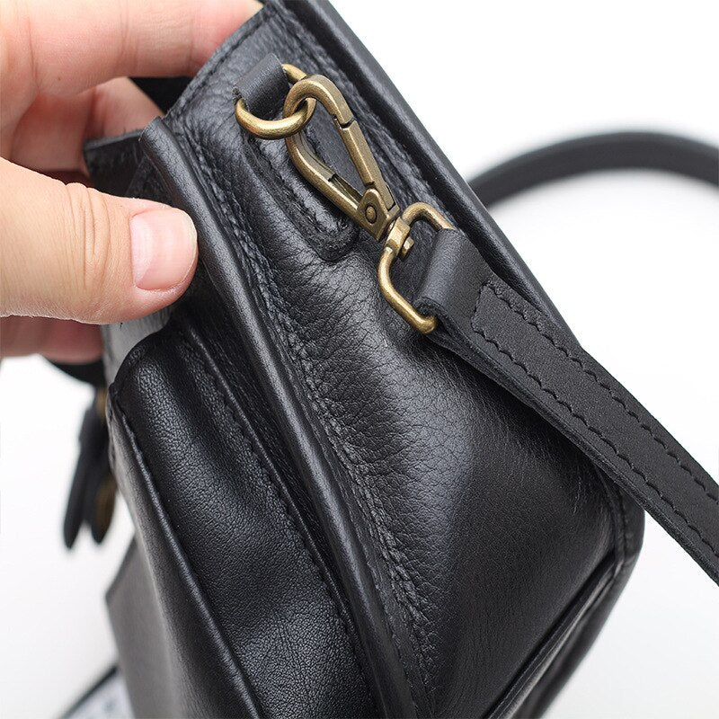 Designer Crossbody Messenger Bags For Women New Genuine Leather Handbags Female High Quality Shoulder Small Bag Girls Purse