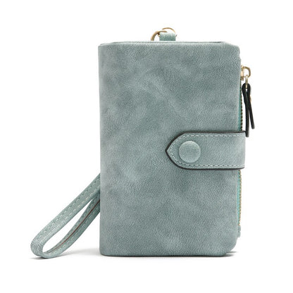 Women Folding Short Wallet Lady PU Leather Money Bag Clutch Wallet Short PU Purse Coin Card Holder Handbag Hot New More Screens