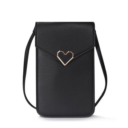 Touch Screen Cell Phone Purse Smartphone Wallet Leather Shoulder Strap Handbag Women Bag for Iphone X  S10 Huawei P20