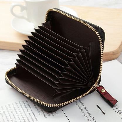 Crocodile Women Business Card Holder Men PU Leather Black Brown Green Eed Credit Card Wallet Bag Zipper ID Bank Card Holder Case