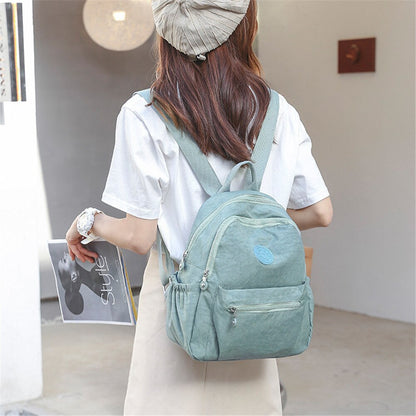 Fashion Summer New Style Women&#39;s Backpack Soild Color Designer High Quality Oxford Fabric Ladies Travel Backpack Bolsos De Mujer