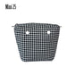 TANQU New Composite Twill Cloth Waterproof Inner Lining Insert Zipper Pocket for Classic Mini Obag Senior Inner Pocket for O Bag