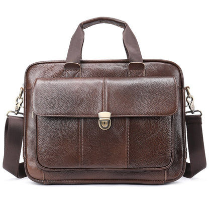 WESTAL Men&#39;s Leather Bags Men Leather Laptop Bag for Document Briefcase for Teens Zip Men&#39;s Business Bag Tote Messenger Bags Man