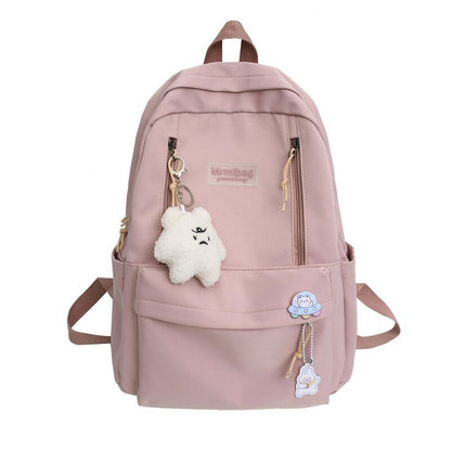 Women Backpack Teenage Girls Laptop Rucksack Student Shoulder School Bag Korean Style Schoolbag Boys Bagpack Mochila