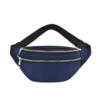 Geestock Fanny Pack for Women Nylon Waist Bags Casual Crossbody Chest Bags Unisex Hip Bum Bag Travel Belt Bag Sport Purse Pocket