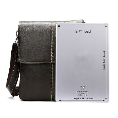 Men&#39;s Shoulder Bag For Men Oil Leather Small Messenger Bag Men&#39;s Genuine Leather Crossbody/males Bags For Men Handbag