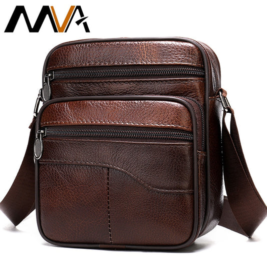 MVA Men&#39;s Bag Genuine Leather Handbags Men Leather Shoulder Bags Men Messenger Bags Small Crossbody Bags For Man Fashion