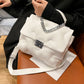 с доставкой Winter Retro Women&#39;s Shoulder padded quilted Bag luxury designer handbag Shopper Bags Space Pad Cotton  Female
