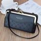 Women Bag Big Screen Phone Bag Women&#39;s Wallet Long Zipper Shoulder Bag Fashion Messenger Bag Coin Purse Leather Crossbody Wallet