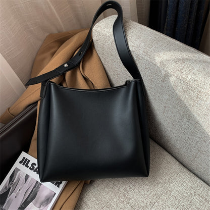 2 Sets Casual Tote Bags PU Leather Shoulder Bags for Women Fashion Female Travel Bag Designer Luxury Lady Underarm Bag Brand Sac