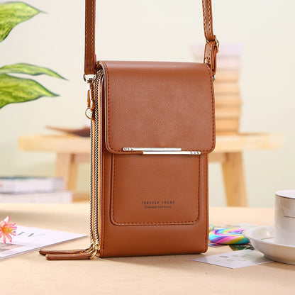 Women Bags Soft Leather Wallets Touch Screen Cell Phone Purse Crossbody Shoulder Strap Handbag for Female Cheap Women&#39;s Bags