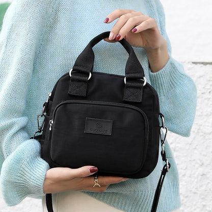 Women&#39;s Shoulder Bag Nylon Handbag Large Capacity New Fashion Messenger Bag Small Fashion Women&#39;s Single Shoulder Tote