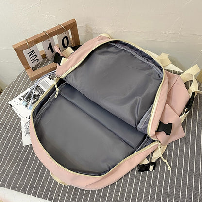 Fashion Women Backpack Large Capacity Laptop Bag Multifunction Student School Bag Waterproof Anti-theft Outdoor Travel Pack