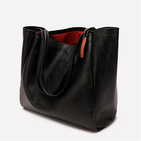 Women&#39;s bag Leather High Quality Luxury Women Handbags for Women Fashion Shoulder Tote Bag