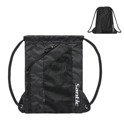 Santic Drawstring Bag Drawstring Backpack Men and Women Backpack Waterproof Cycling Sports Travel Tourism Large Capacity Folding