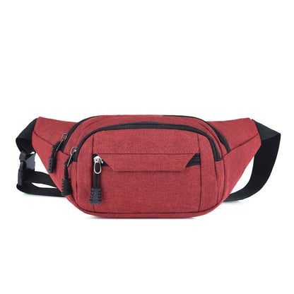 Men Waist Bag Male Bags Women Simple Leisure Fashion Oxford Fanny Pack Lady Waist Bags Designer Mobile Phone Pouch Men&#39;s Satchel