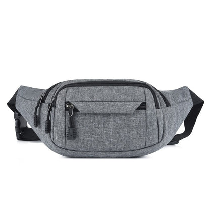 Men Waist Bag Male Bags Women Simple Leisure Fashion Oxford Fanny Pack Lady Waist Bags Designer Mobile Phone Pouch Men&#39;s Satchel