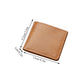 Handmade Vintage PU Leather Men Wallet Simple All-match Solid Color Male Money Clips Fashion Multi-card Soft Coin Bag