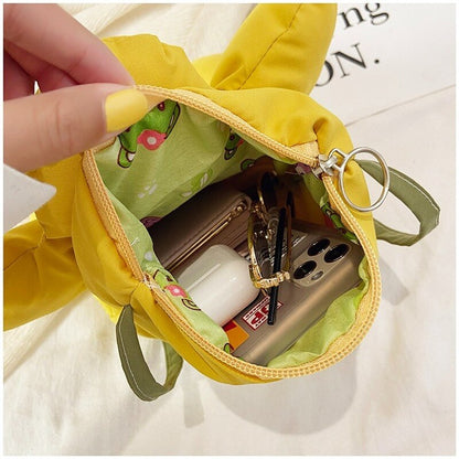 Girls Crossbody Bags Flower Lovely Cute Coin Purses Street Fashion New Style Nylon Shoulder Soft Women Handbags Ulzzang Shopping