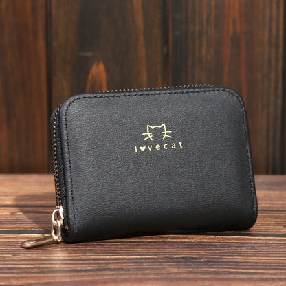 New Women Wallet Many Muti-Card Holder Ladies Small Purse Zipper Hasp Card Case High Quality Wallets Credit Card Bag Purse