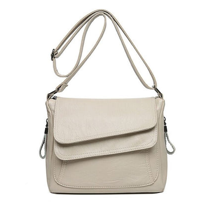 New White Designer PU Leather Crossbody Bags For Women Summer Women&#39;s Trend Handbags Branded Trending Cross Body Bag Sac