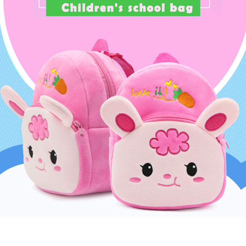 Mini Cartoon Kids Plush Backpacks Baby Toy Schoolbag Student Kindergarten Backpack  Cute Children School Bags for Girl Schoolbag