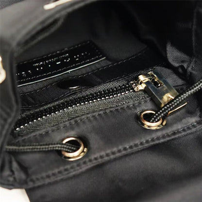 Black 1017 ALYX 9SM Bags Men Women 1:1 High Quality Drawcord Wrapping ALYX Bag Classic Metal Buckle Backpacks